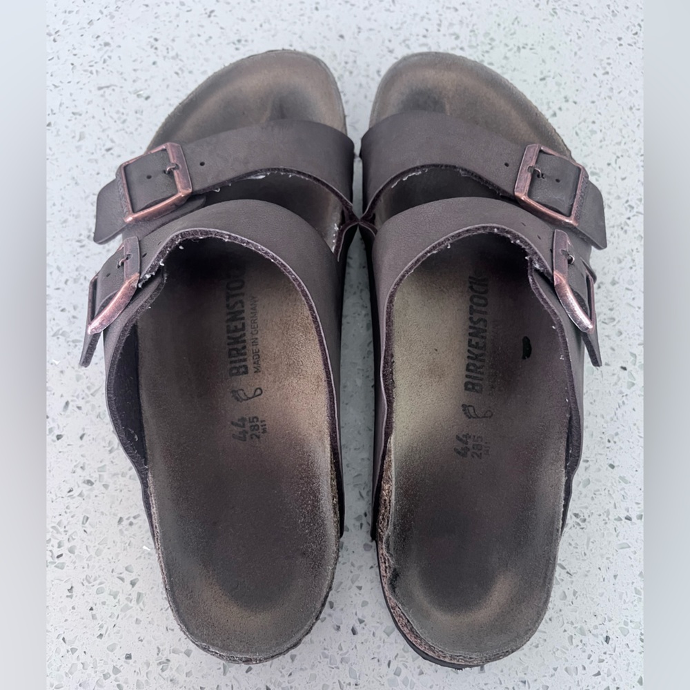 Birkenstock Men's Arizona Sandals Tan Brown GUC Size 10 44 - Picture 8 of 8